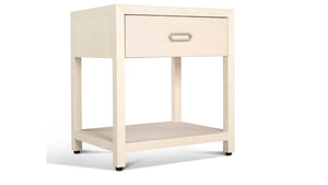 raffia nightstand in Natural