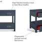 raffia nightstand diagram shows features & benefits of product