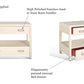 raffia nightstand diagram shows features & benefits of product